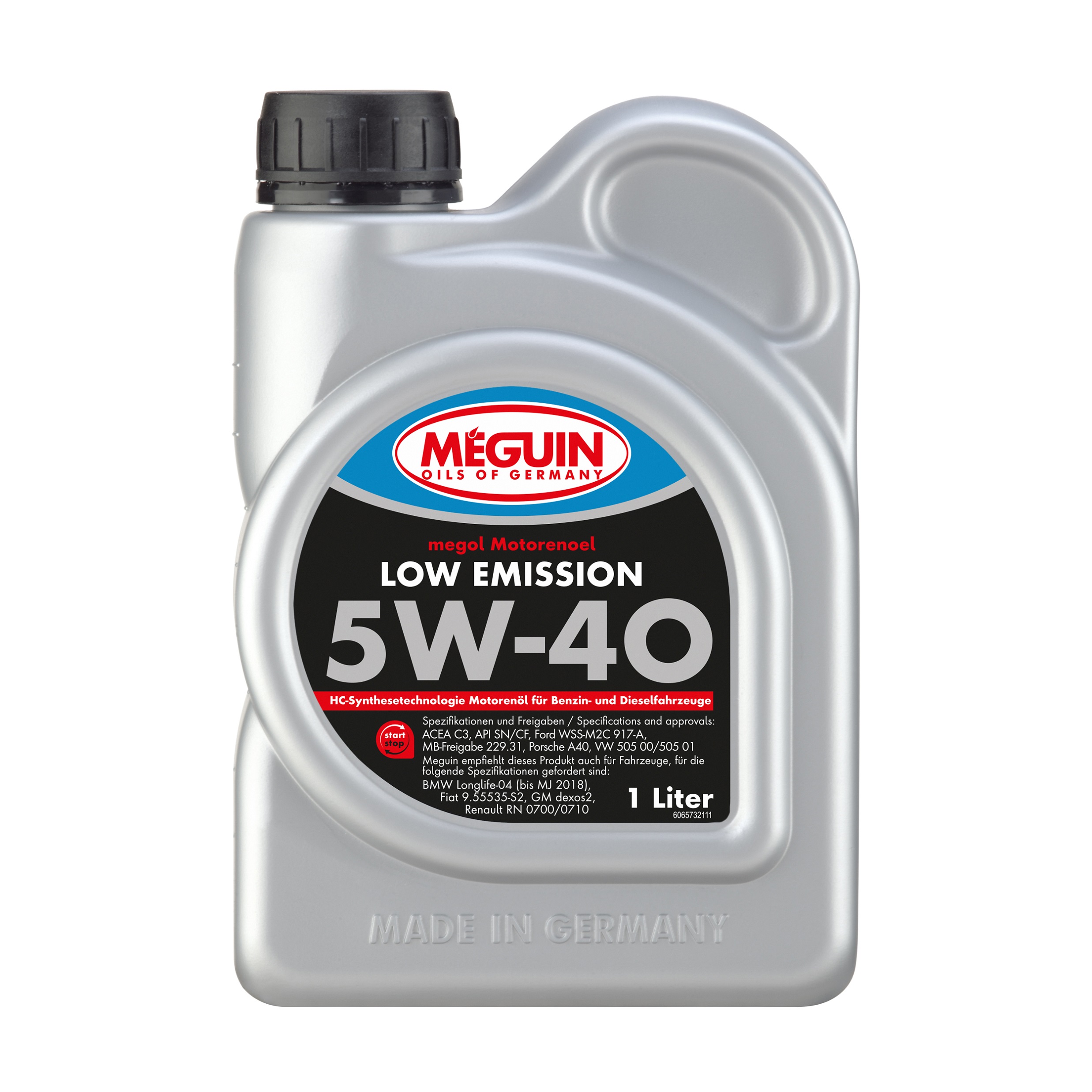 Олива моторна Meguin LOW EMISSION SAE 5W-40 1 л